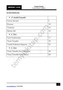 Ticaret Hukuku 2.Öğretim 22-23 Güz 11