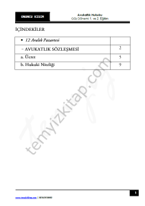 Avukatlık Hukuku 22-23 Güz 11