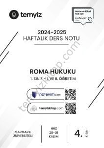 Roma Hukuku 24-25 Güz 4