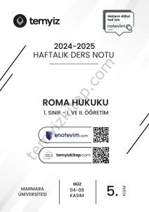 Roma Hukuku 24-25 Güz 5