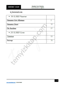 Medeni Usul Hukuku 2.Öğretim 22-23 Güz 12