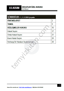 Devletler Özel Hukuku 24-25 Güz 10