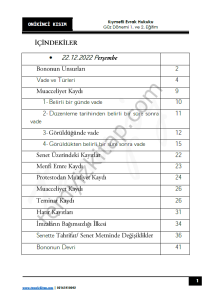 Kıymetli Evrak Hukuku 22-23 Güz 12