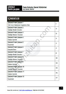 Ceza Hukuku Genel Hükümler 2024-2025 Güz Dönemi Çözümlü Pratik Kitapçığı