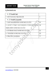 Borçlar Hukuku Genel Hükümler  22-23 Güz 12