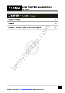 Deniz Ticareti ve Sigorta Hukuku 24-25 Güz 12