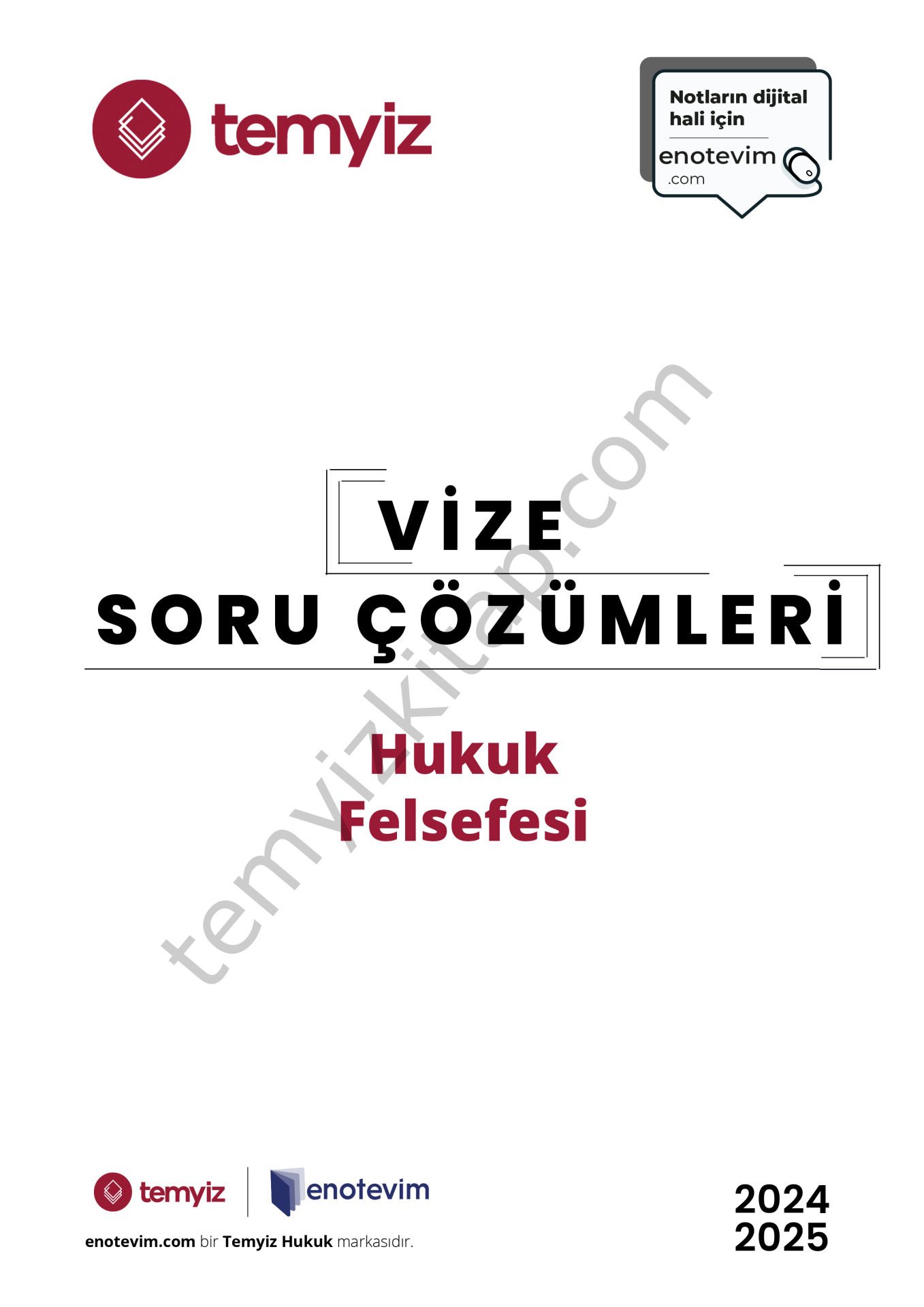 Hukuk Felsefesi 2024-2025 Vize Çözümleri