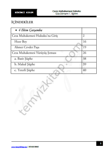 Ceza Muhakemesi Hukuku 1.Öğretim 23-24 Güz 1
