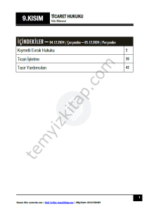 Ticaret Hukuku 24-25 Güz 9