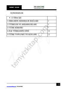 Türk Hukuk Tarihi ÇİFT 23-24 Güz 2