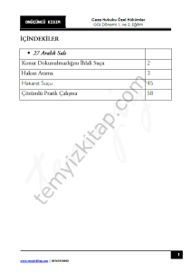 Ceza Hukuku Özel Hükümler 22-23 Güz 13