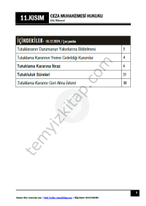 Ceza Muhakemesi Hukuku 2.Öğretim 24-25 Güz 11