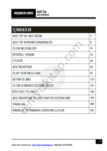 Adli Tıp 24-25 Güz 1-15 Tüm Haftalar