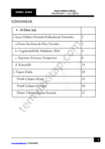 İnsan Hakları 23-24 Güz 2