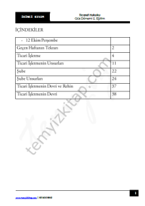 Ticaret Hukuku 2.Öğretim 23-24 Güz 2