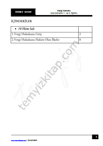 Vergi Hukuku 23-24 Güz 2