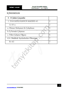 Sosyal Güvenlik Hukuku 23-24 Güz 2