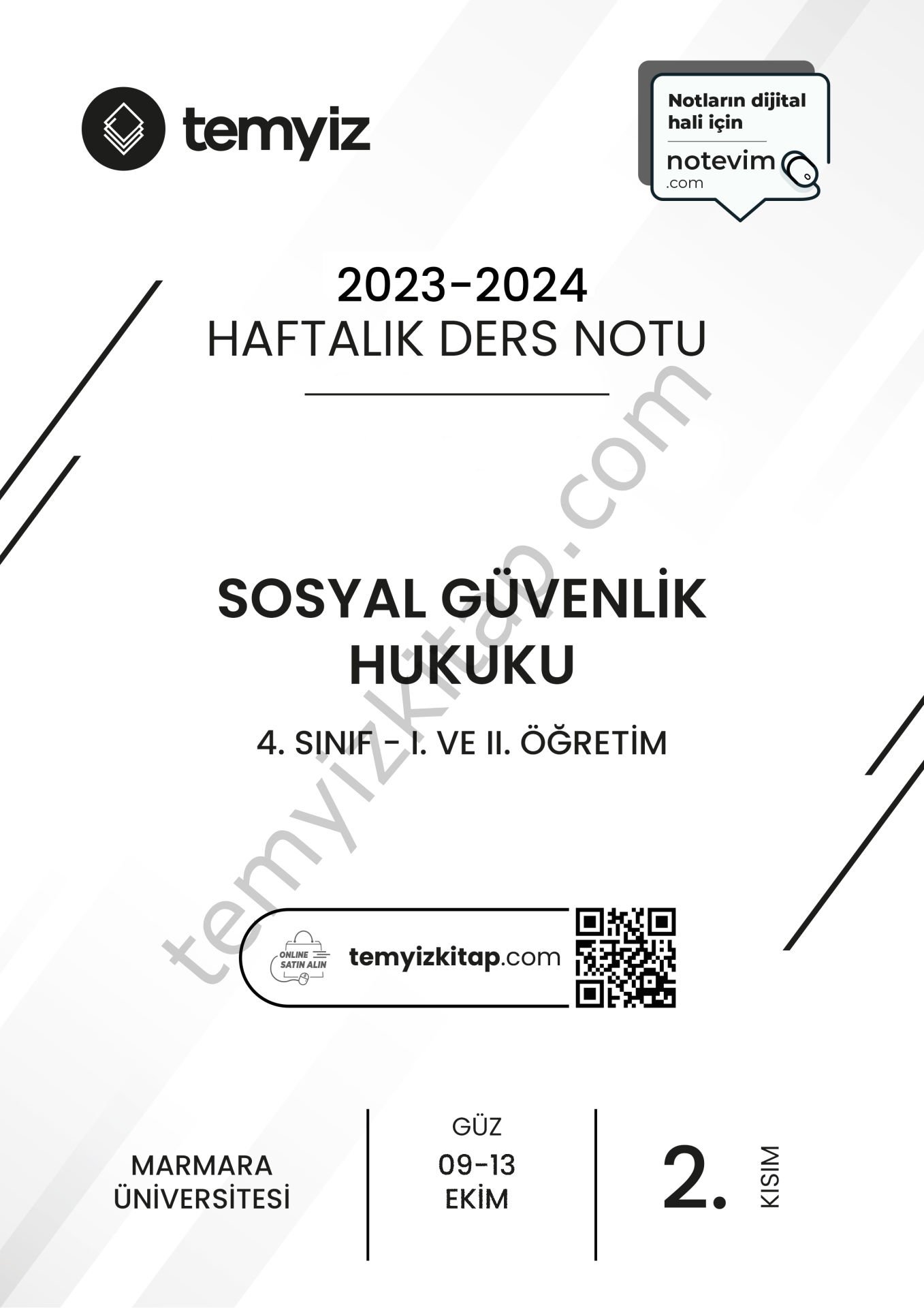 Sosyal Güvenlik Hukuku 23-24 Güz 2