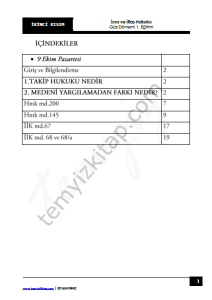 İcra ve İflas Hukuku 1.Öğretim 23-24 Güz 2
