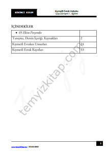 Kıymetli Evrak Hukuku 1.Öğretim 23-24 Güz 1
