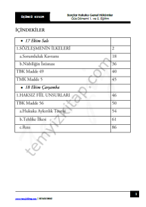 Borçlar Hukuku Genel Hükümler 23-24 Güz 3