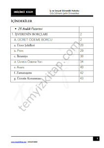 Şehir Üniversitesi İş ve Sosyal Güvenlik Hukuku 22-23 Güz 13