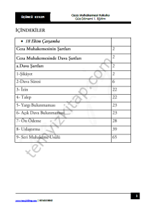 Ceza Muhakemesi Hukuku 1.Öğretim 23-24 Güz 3