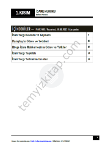 İdare Hukuku 24-25 Bahar 1
