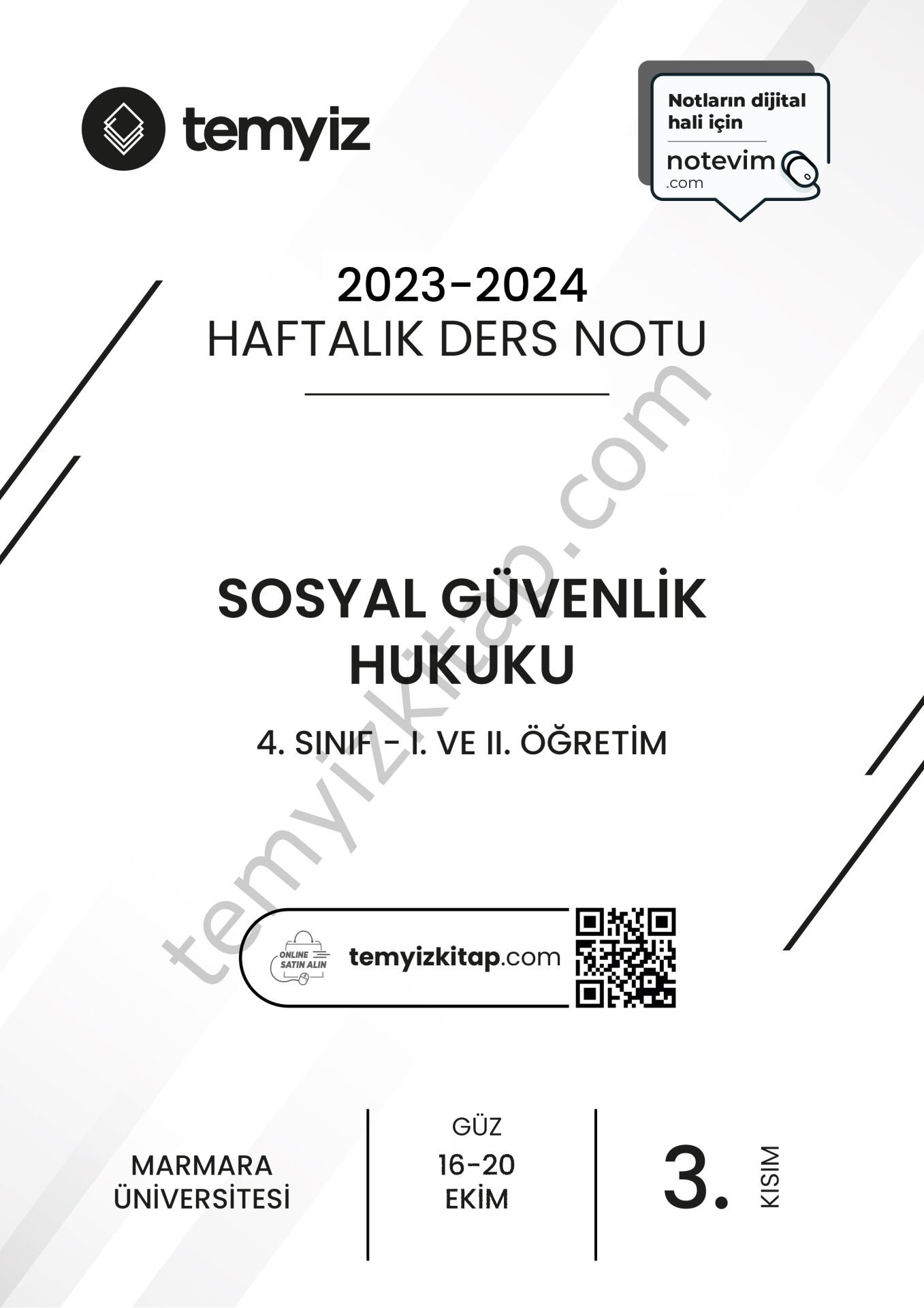 Sosyal Güvenlik Hukuku 23-24 Güz 3