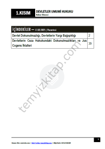 Devletler Umumi Hukuku 24-25 Bahar 1