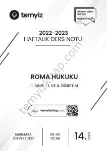 Roma Hukuku 22-23 Güz 14