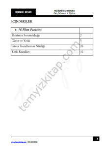 Medeni Usul Hukuku 1.Öğretim 23-24 Güz 3