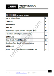Devletler Özel Hukuku 24-25 Bahar 2