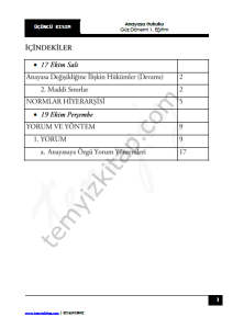 Anayasa Hukuku 1.Öğretim 23-24 Güz 3