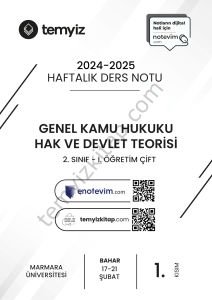 GKH Hak ve Devlet Teorisi 1.Öğretim Çift 24-25 Bahar 1