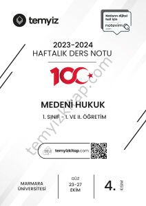 Medeni Hukuk 23-24 Güz 4