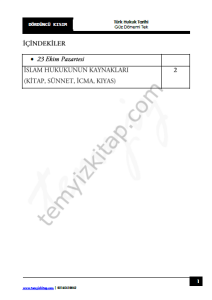 Türk Hukuk Tarihi TEK 23-24 Güz 4