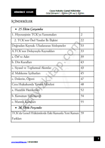 Ceza Hukuku Genel Hükümler 1.Öğretim Çift ve 2.Öğretim 23-24 Güz 4