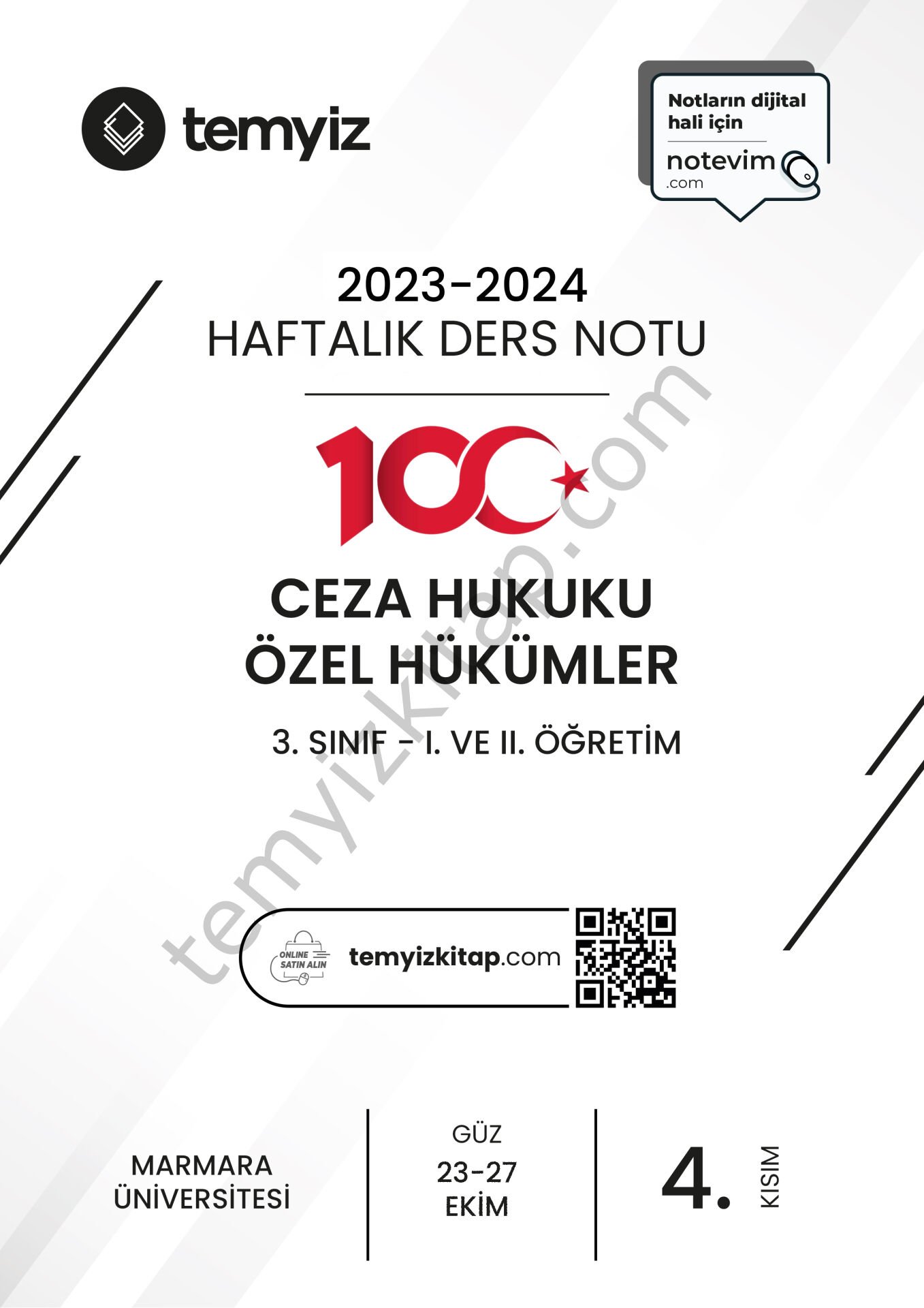 Ceza Hukuku Özel Hükümler 23-24 Güz 4