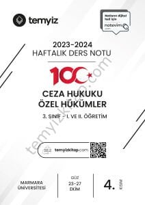 Ceza Hukuku Özel Hükümler 23-24 Güz 4