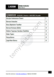 Roma Hukuku 24-25 Bahar 3