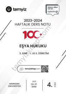 Eşya Hukuku 23-24 Güz 4