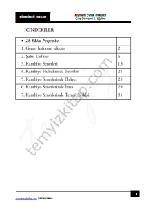 Kıymetli Evrak Hukuku 1.Öğretim 23-24 Güz 4