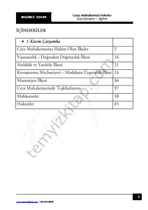 Ceza Muhakemesi Hukuku 1.Öğretim 23-24 Güz 5