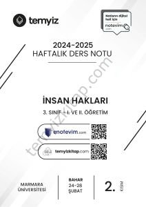 İnsan Hakları 24-25 Bahar 2