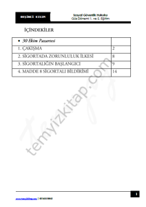 Sosyal Güvenlik Hukuku 23-24 Güz 5