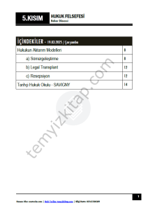 Hukuk Felsefesi 24-25 Bahar 5