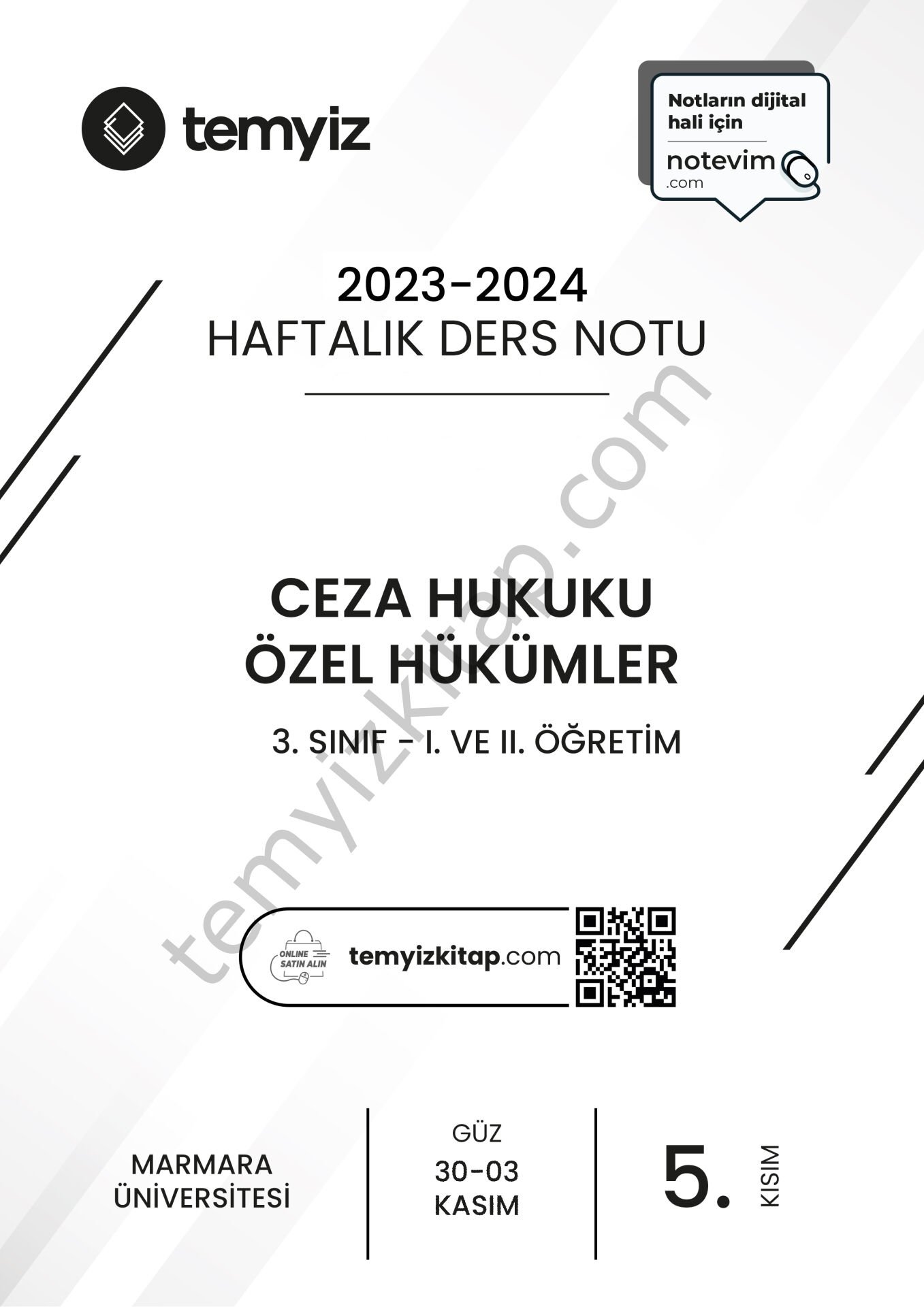 Ceza Hukuku Özel Hükümler 23-24 Güz 5