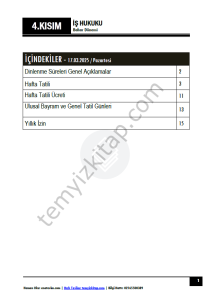 İş Hukuku 24-25 Bahar 5