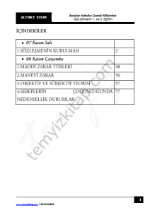 Borçlar Hukuku Genel Hükümler 23-24 Güz 6